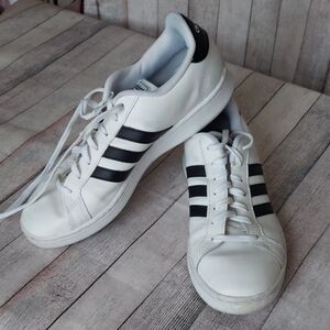 Adidas White and Black Sneakers